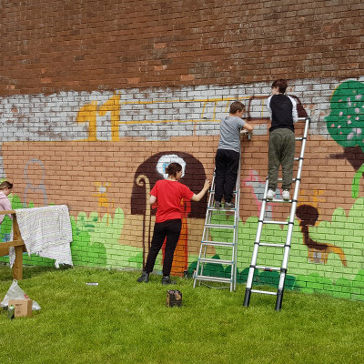 Mural project August 22 Photo 12