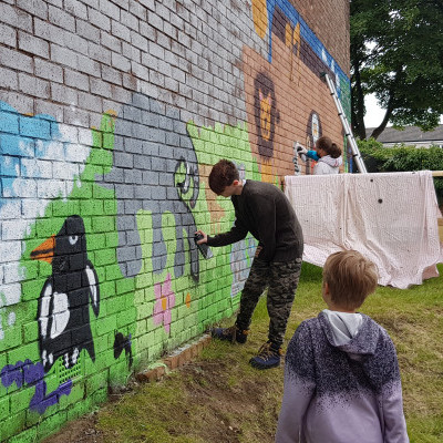 Mural project August 22 Photo 16