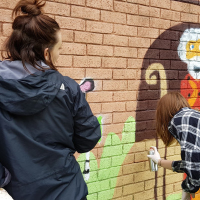 Mural project August 22 Photo 21