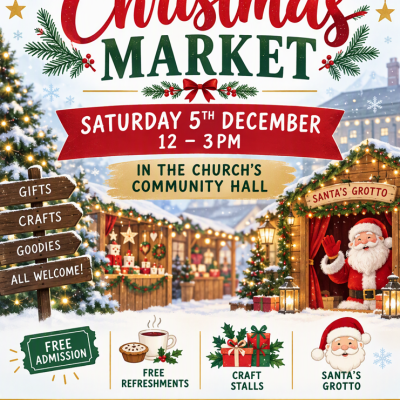 St Andrew’s Christmas Market (Sat 5th Dec, 12-3pm)