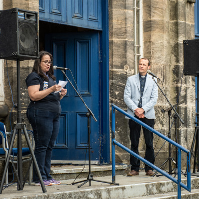 Farewell service at South & Levern Church. 20th June 2021 Photo 7