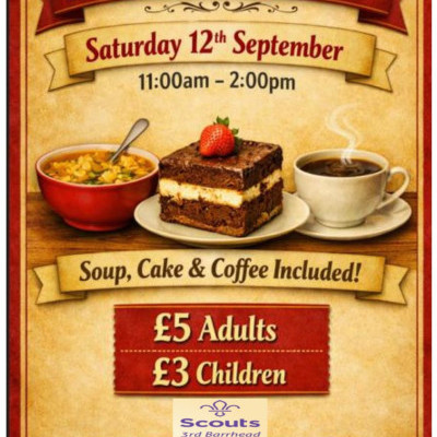 3rd Barrhead Scouts coffee morning